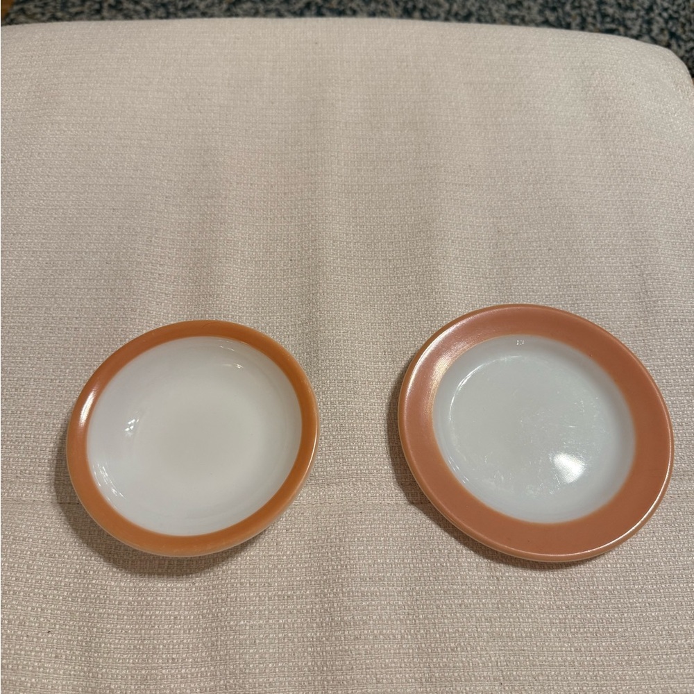 Vintage Corningware 5 Plates and 4 Small Bowls